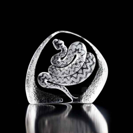 Décoration animaux en verre Serpent Mats Jonasson -34054