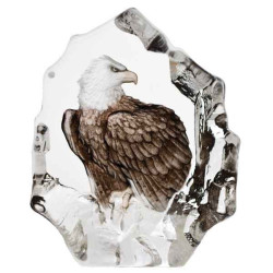 Décoration animaux en verre Pygargue à tête blanche Mats Jonasson -33893