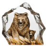 Décoration animaux en verre Ours brun Mats Jonasson -33889