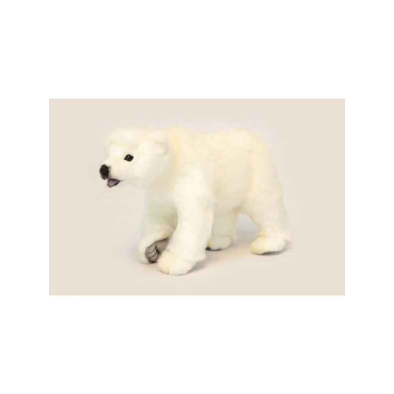 Animaux-Bois-Animaux-Bronzes propose Ours polaire à 4 pattes peluche animalière -6302
