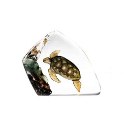 Décoration animaux en verre Tortue de mer Mats Jonasson -33943