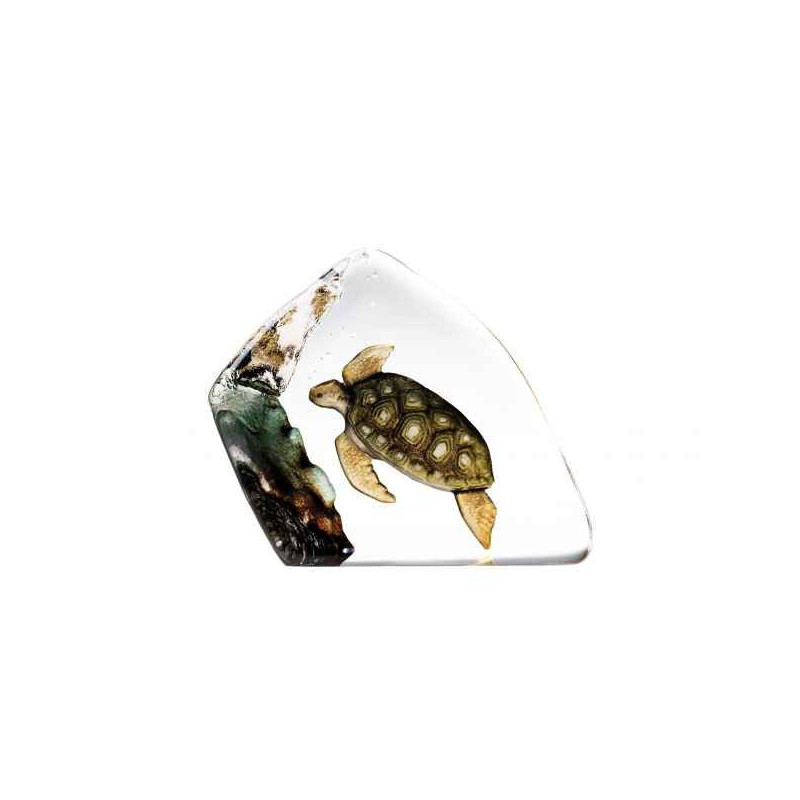 Décoration animaux en verre Tortue de mer Mats Jonasson -33943