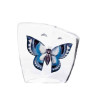 Décoration animaux en verre Papillon, bleu, grand Mats Jonasson -34004