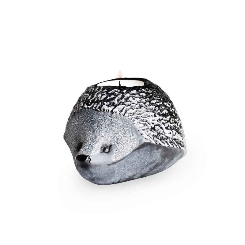 Décoration animaux en verre Hérisson , noir Mats Jonasson -34048
