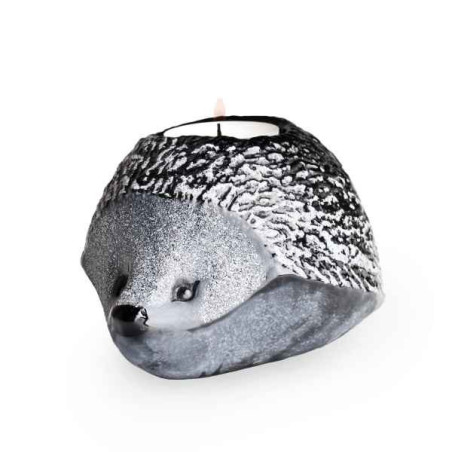 Décoration animaux en verre Hérisson , noir Mats Jonasson -34048