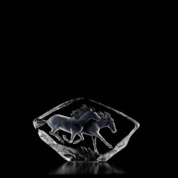 Décoration animaux en verre Chevaux Mats Jonasson -33717