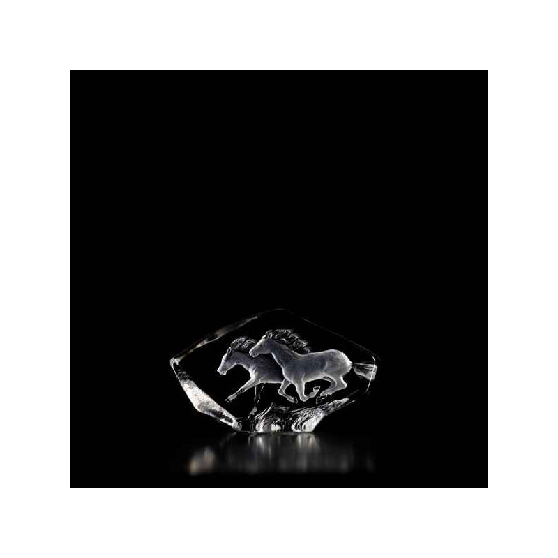 Décoration animaux en verre Chevaux Mats Jonasson -33716