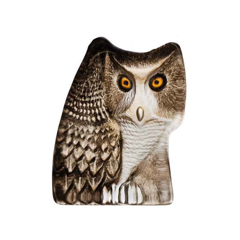 Décoration animaux en verre Hibou Mats Jonasson -33924