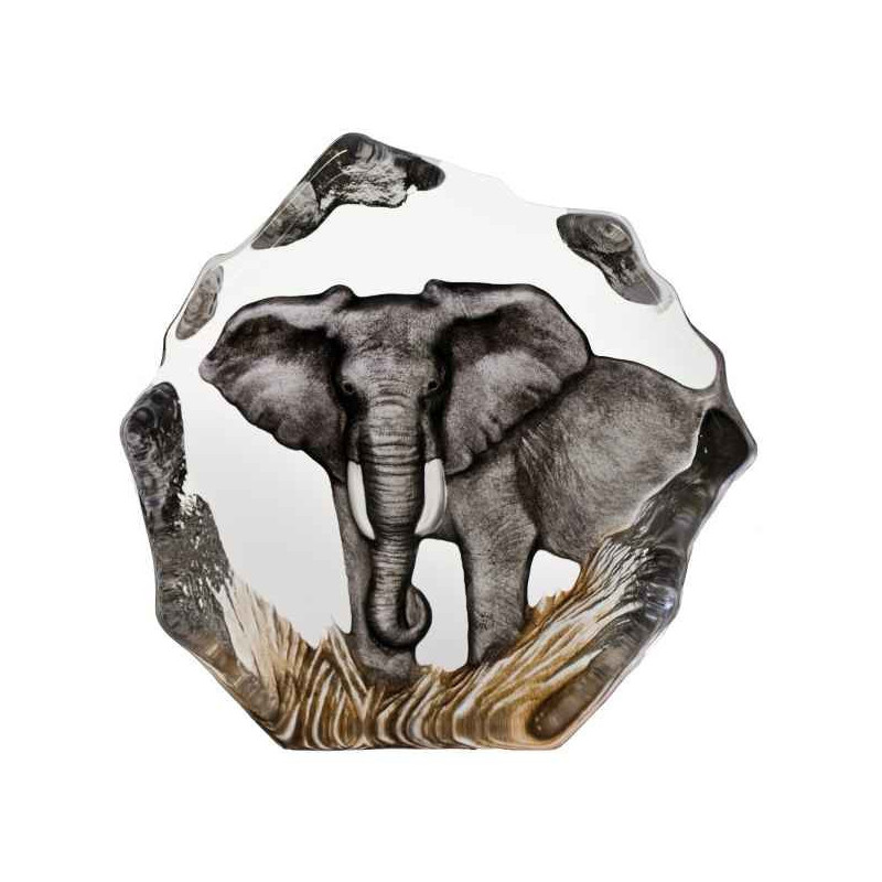 Décoration animaux en verre Léphant Mats Jonasson -33907
