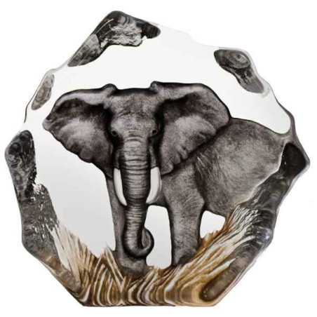 Décoration animaux en verre Léphant Mats Jonasson -33907