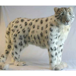 Félin Léopard des neiges peluche animalière -4282