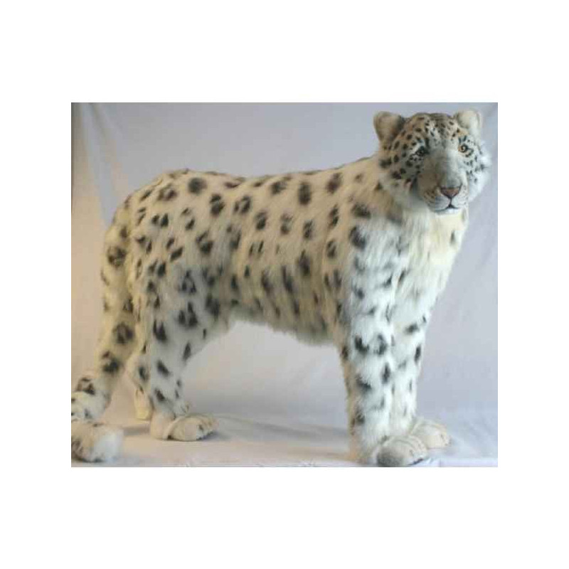 Félin Léopard des neiges peluche animalière -4282