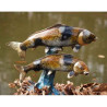 Décors Animaux en Bronze 2 koi fontaine bronze -B57718