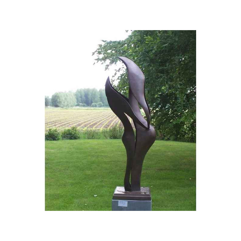 Décoration Statuette bronze personnage Scuplture moderne "harmony" -AN0819BR-B