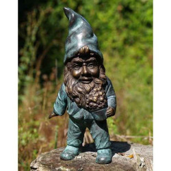 Décoration Statuette bronze personnage Gnome -AN0849BR-V