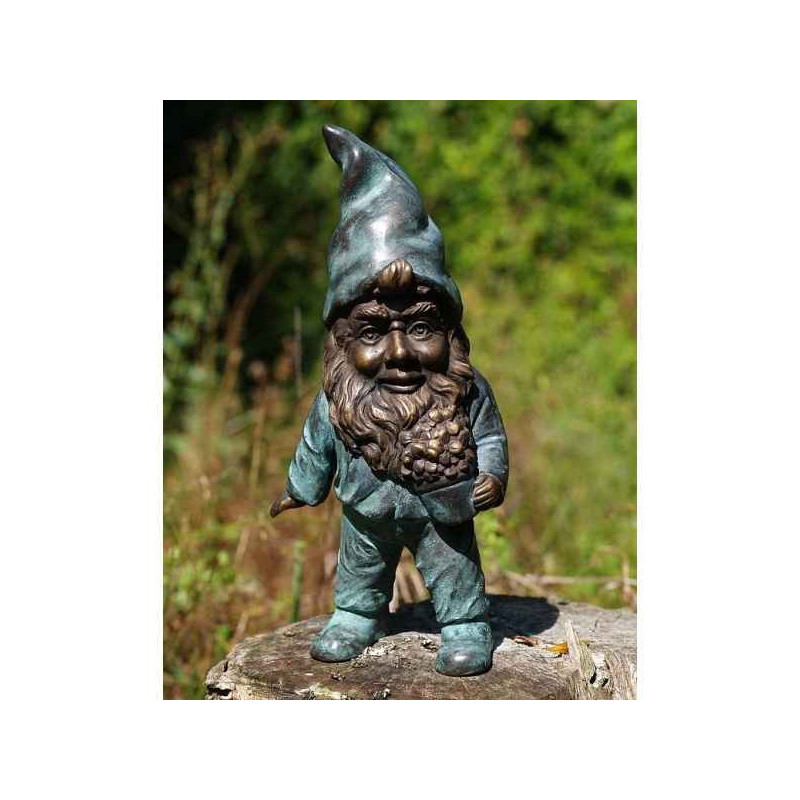 Décoration Statuette bronze personnage Gnome -AN0849BR-V