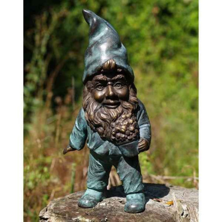 Décoration Statuette bronze personnage Gnome -AN0849BR-V