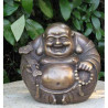 Décoration Statuette bronze personnage Boudha sur base -AN0878BRW-B