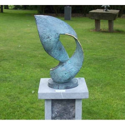 Décoration Statuette bronze personnage Sculpture moderne "wave" -AN0820BR-V
