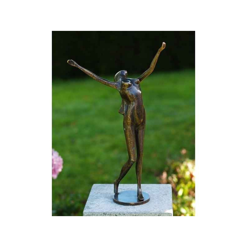 Décoration Statuette bronze personnage Danseuse -AN1190BR-BI