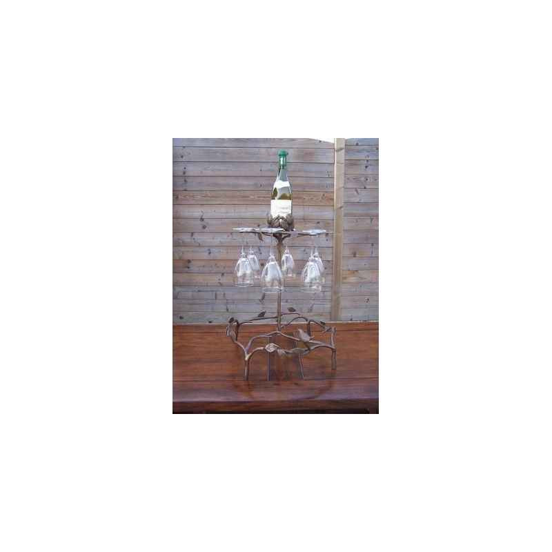 Décoration Statuette bronze personnage Etabli du verre à vin -HW1332BR-B