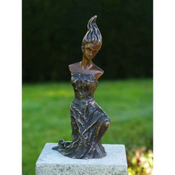Décoration Statuette bronze personnage Femme moderne -AN1813BR-DB