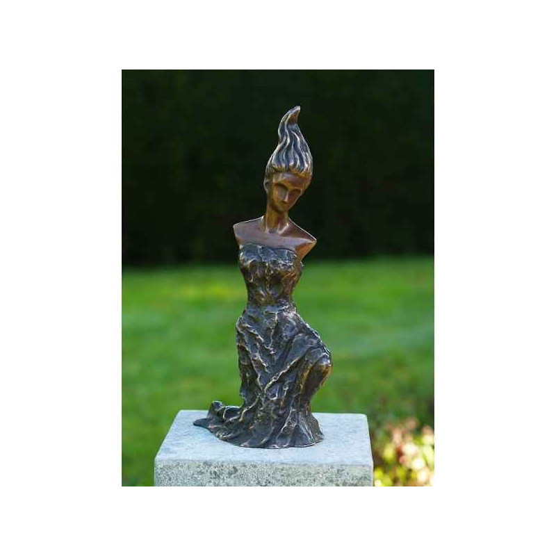 Décoration Statuette bronze personnage Femme moderne -AN1813BR-DB