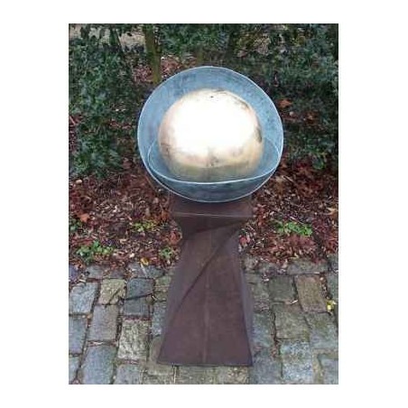 Fontaine a boule sur colonne  -GA0352BR -V -F