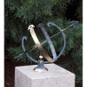 Décors Animaux en Bronze Cadran solaire -GA0028BR-V