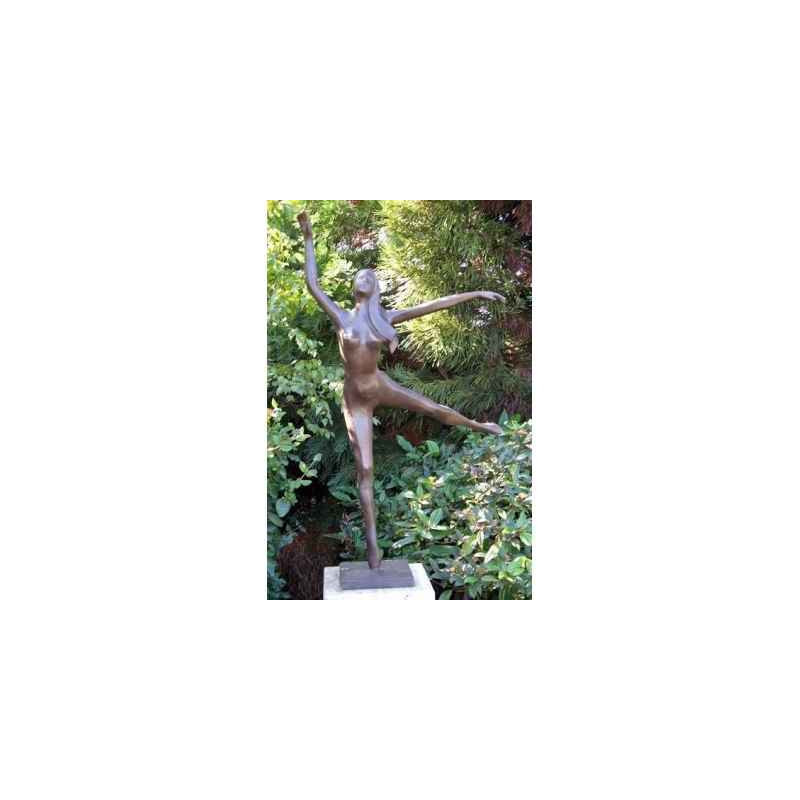 Décoration Statuette bronze personnage Femme dansant "anastasia" -AN1335BR-B
