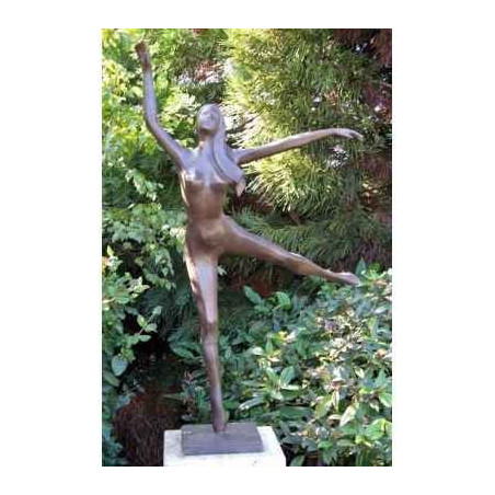Décoration Statuette bronze personnage Femme dansant "anastasia" -AN1335BR-B