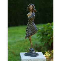 Décoration Statuette bronze personnage Femme moderne -AN1812BR-DB