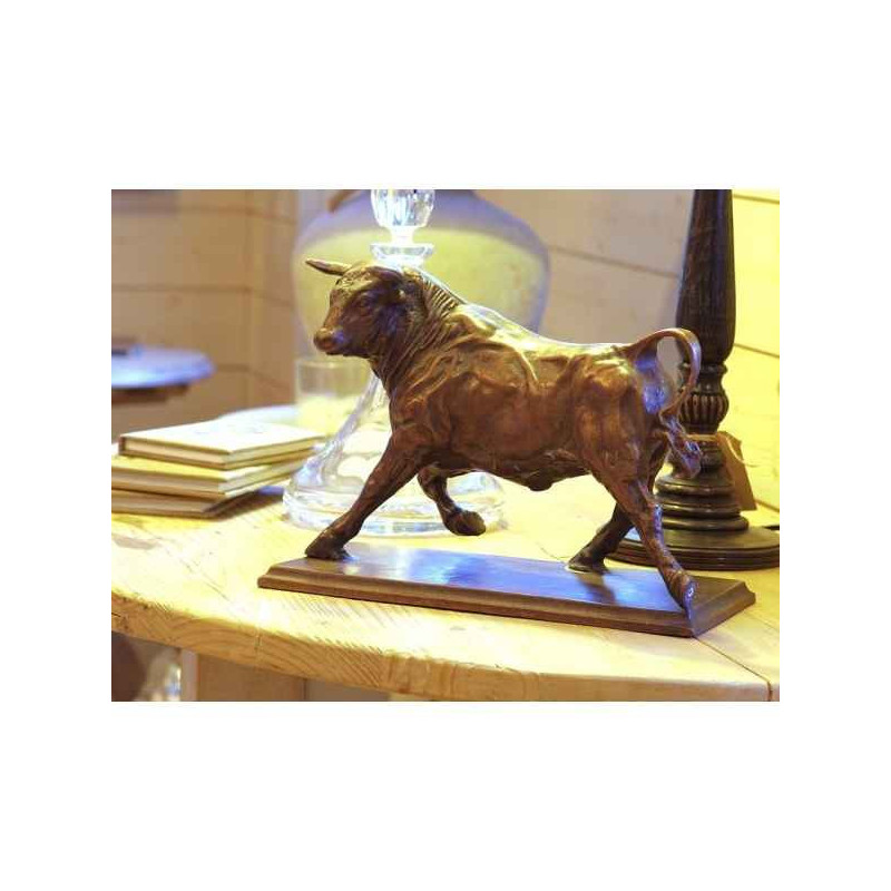 Décoration Statuette bronze personnage Graçon avec tambour -AN1682BR-B