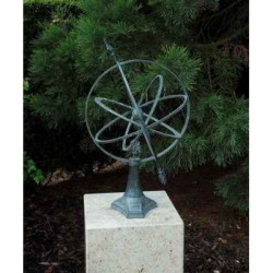 Décors Animaux en Bronze Cadran solaire 67 cm -GA0107BR-V