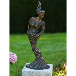 Décoration Statuette bronze personnage Femme moderne -AN1814BR-DB