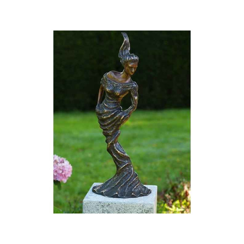 Décoration Statuette bronze personnage Femme moderne -AN1814BR-DB