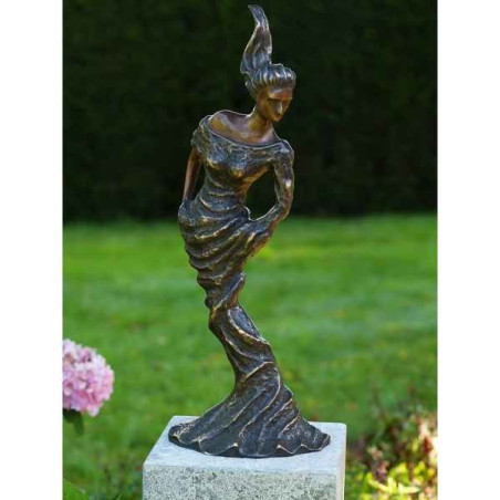 Décoration Statuette bronze personnage Femme moderne -AN1814BR-DB