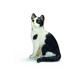 Animaux-Bois-Animaux-Bronzes.com propose Chat assis Schleich -13637