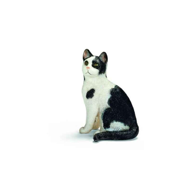 Animaux-Bois-Animaux-Bronzes.com propose Chat assis Schleich -13637