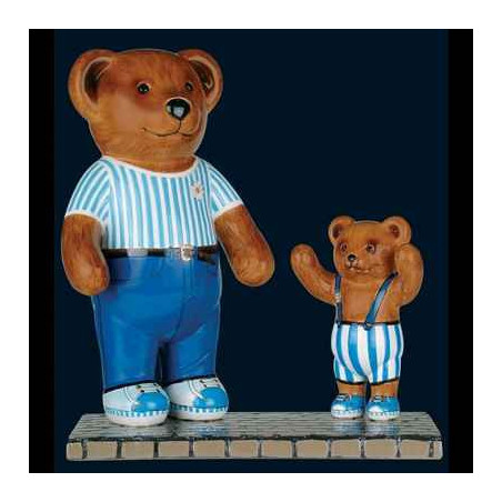 Animaux-Bois-Animaux-Bronzes propose Ours Father Son Zurich Art in the City - 83002