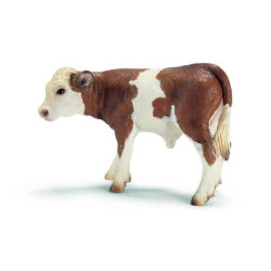 Animaux de la ferme Figurine Veau Simmental français Schleich -13642