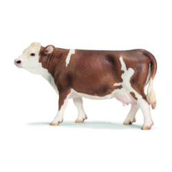 Animaux de la ferme Figurine Vache Simmental française Schleich -13641
