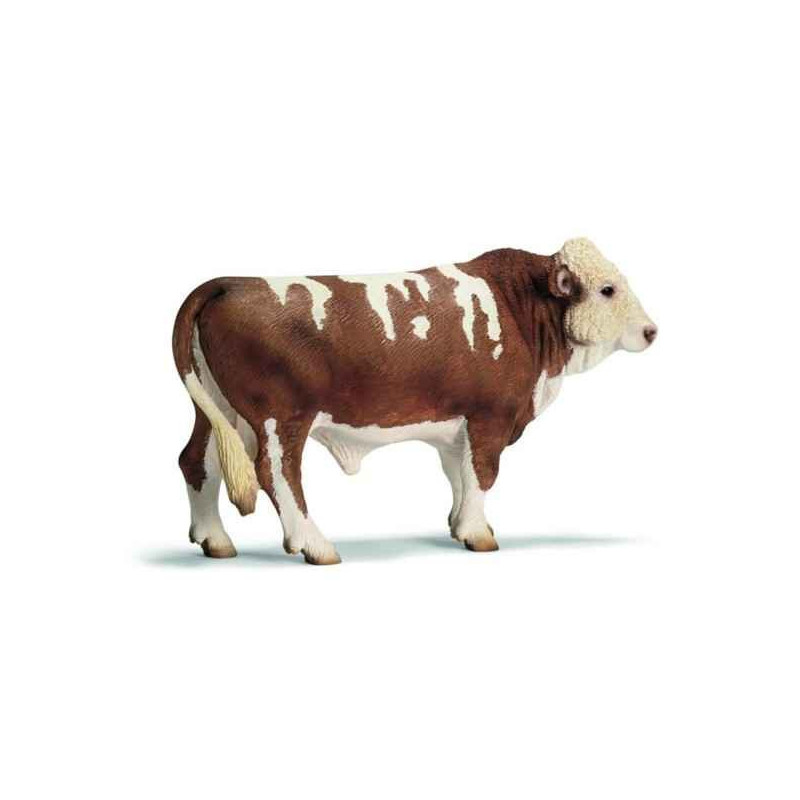 Animaux de la ferme Figurine Taureau Simmental français Schleich -13640