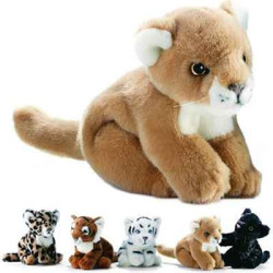 Félin Léopard bébé peluche animalière -3893