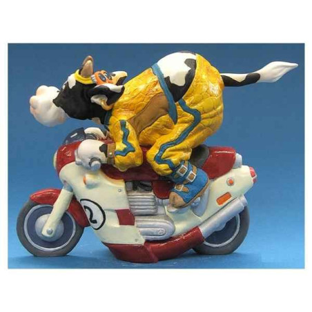 Animaux de la ferme So Vache motocycliste -SOV 05