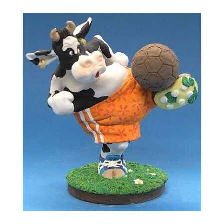 Figurine So Vache jouant au football  -SOV 02