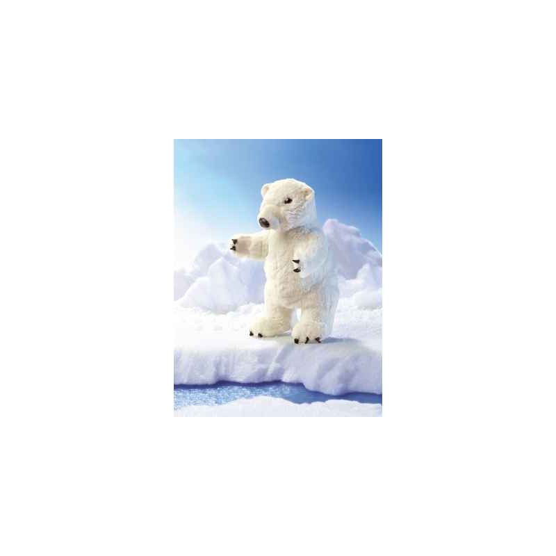 Marionnette peluche, Ours polaire debout -2585
