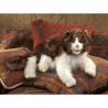 Animaux-Bois-Animaux-Bronzes.com propose Chat ébouriffé marionnette 