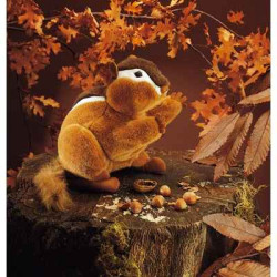 Animaux de la forêt Ecureuil Chipmunk rayé 