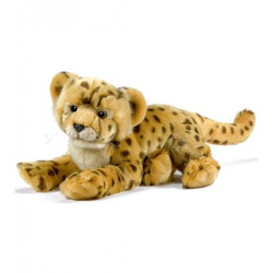 Félin Guépard couché 32cml peluche animalière -1921